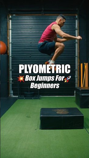 Plyometric Box Jumps For Beginners #plyometrics