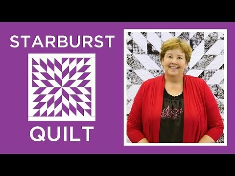 Make an Easy Starburst Quilt with Jenny Doan of Missouri Star! (Video Tutorial)