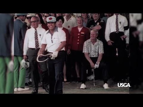 Lee Trevino...Jack Nicklaus... A Rubber Snake?!?! A Surprise to Start the 1971 U.S. Open Playoff