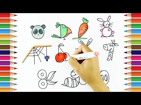 How to draw using Numbers 1 - 10 | Learn Drawing For Kids | Kids Art TV