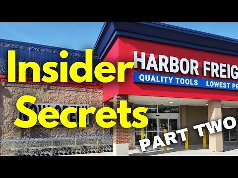 What They Don't Want You to Know! Part two of Insider Secrets and Tips to Shopping at Harbor Freight