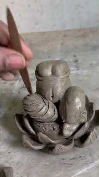 Ganesh chathurti murti making | ganesh murti making | ganpati murti making 2026 #Shorts