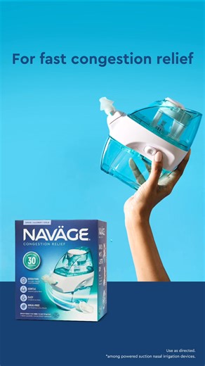 To clear nasal congestion quickly & safely, trust #1 doctor-recommended* Naväge, to flush out germs & mucus in just 30 seconds | Navage Nasal Care | Facebook