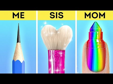 FAMILY DRAWING CHALLENGE || Who Draws Better? Amazing Art Hacks and Cool Gadgets by DrawPaw