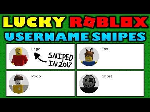 Lucky Roblox players sniped insane usernames in 2020!?