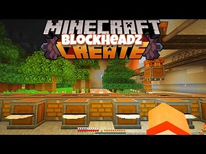 Fully Automatic Tree Farm Minecraft Create Mod | Blockheadz Create 5
