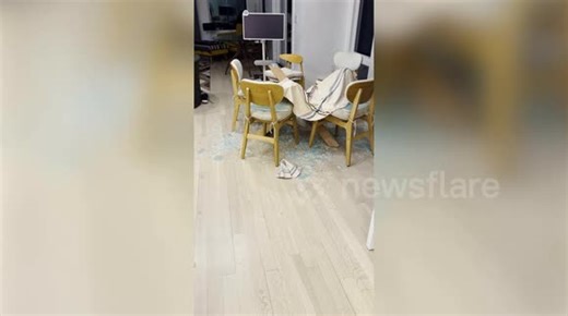Brand-new glass table explodes in middle of the night