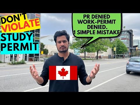 ⚠️TOP 6 STUDY PERMIT VIOLATIONS of INTERNATIONAL STUDENTS in 🇨🇦 CANADA | PGWP & PR REFUSAL REASONS😲