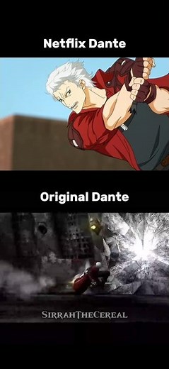 Original Dante vs Netflix Dante - Devil May Cry