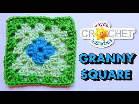 How To Crochet a Granny Square - Beginners Tutorial & Basic Pattern