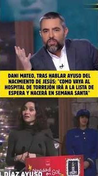 🏥 ISABEL DÍAZ AYUSO remains silent about the TORREJÓN HOSPITAL SCANDAL and DANI MATEO laughs at H...