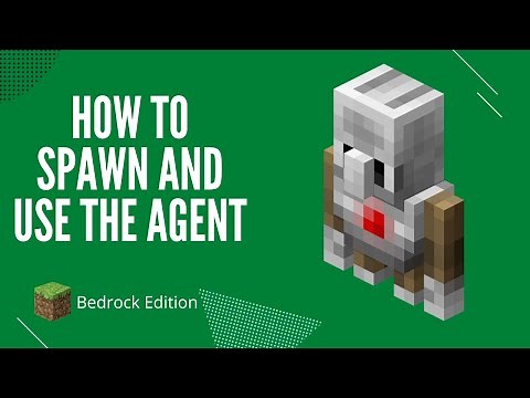 How To Spawn and Use The Agent in Minecraft Bedrock Edition