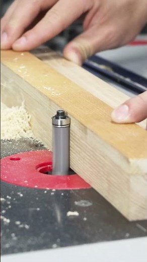 Flush Trim Router Bit in Action — So Satisfying 👀