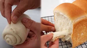 So Satisfying to Watch the Simplest Bread Making Process at Home