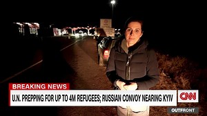 335K views · 4.3K reactions | More than 500,000 refugees have fled Ukraine amid Russia's ongoing invasion, the United Nations Refugee Agency says. CNN's Erin Burnett and her team capture how difficult the journey is out of the country. | CNN | Facebook