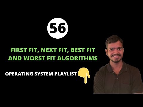 First Fit, Next Fit, Best Fit and Worst Fit Algorithms | Memory Management | Operating System
