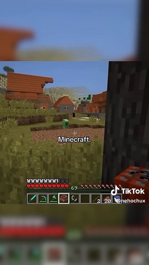 Exploding Creeper House in Minecraft Gameplay