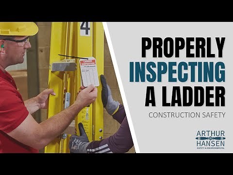 How to PROPERLY Inspect a Ladder: Ladder Inspection Checklist | Construction Ladder Safety 2022