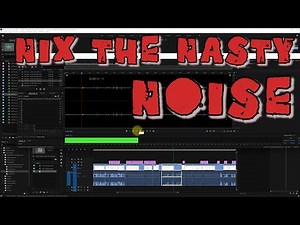 Noise Clicks. Keyboard and mouse artifacts removed fast in Adobe CC Premier Pro & Audition
