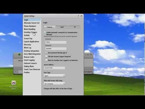 Setting Greeting Triggers on the Avaya One-X Agent