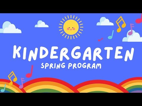 MAES Kindergarten Spring Program