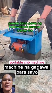 portable chb machine , pwede kana gawa ng sarili mong hollowblock na super tibay. #hollowblocks #chb #kapanewstv #portablechbmaker | Kapa News Tv