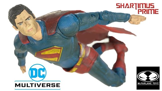 Dc Multiverse Superman (battle Damaged) Gold Label 2025 Dceu Mcfarlane Toys Action Figure Review
