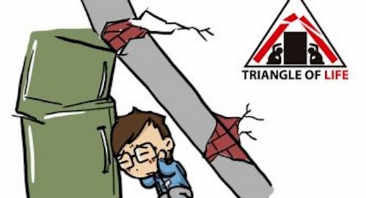 Surviving an earthquake: the "triangle of life" theory