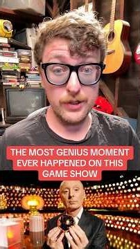 The most genius game show moment in TV history #movies #television #gameshows #psychology #logic