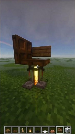 Minecraft Speed Build: Computer Chair in Under 10 Seconds!