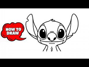 How To Draw Stitch From Lilo & Stitch | Easy Step by Step Drawing Tutorial for Beginners