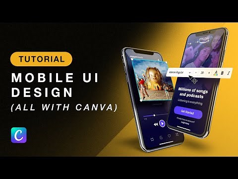 Mobile UI Design with Canva (Complete Guide)
