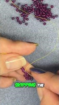 Bead Weaving Tutorial: Easy Step-by-Step Guide #shorts