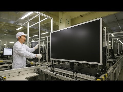 How LED TVs Are Made in Factory | Inside Modern Smart TV Manufacturing Process