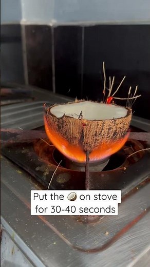 Tutorial: How to separate coconut meat from mature #coconut