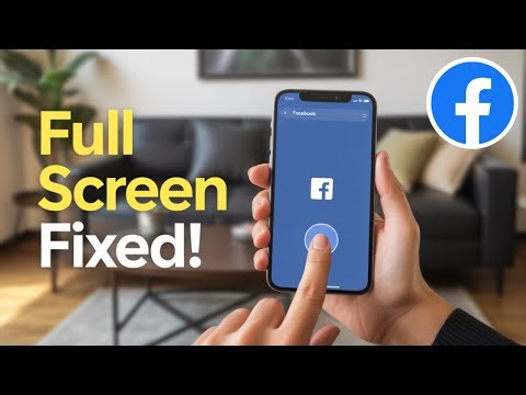Fix Facebook Full Screen Issues FAST and EASY 2025