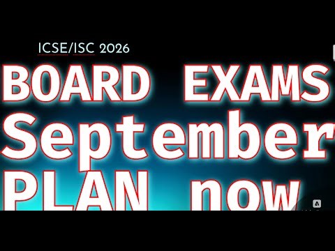 ICSE/ISC 2026 | Sept - Dec ROADMAP🔥 | The Ultimate Guide to Score 96%+ | MUST WATCH#isc2026 #isc2026