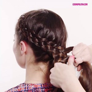 1.9M views · 18K reactions | This 5 strand Dutch braid on Miranda Cosgrove is gorgeous and doesn't look THAT hard tbh via Cosmo Beauty & Style (Braid by Sarah Potempa) | Cosmopolitan | Facebook
