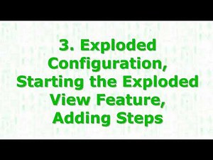 45, Online SolidWorks, Creating an Exploded Configuration, for an Assembly Drawing View