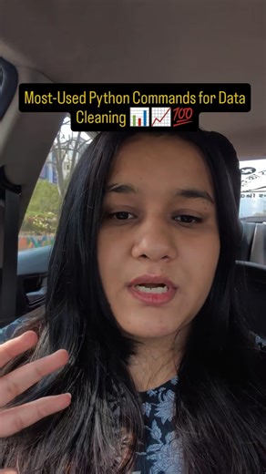 Most used Python command for data cleaning 📊📈✅ #datascience #dataanlysis