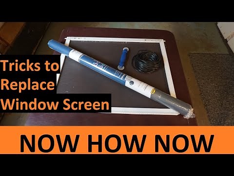 Replace a Window Screen
