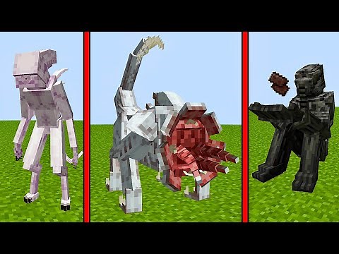 NEW ALIEN MOD in MINECRAFT - Gigeresque mod xenomorph