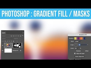 Gradient Fill Layers And Masks In Photoshop | How To Tutorials | Graphicxtras