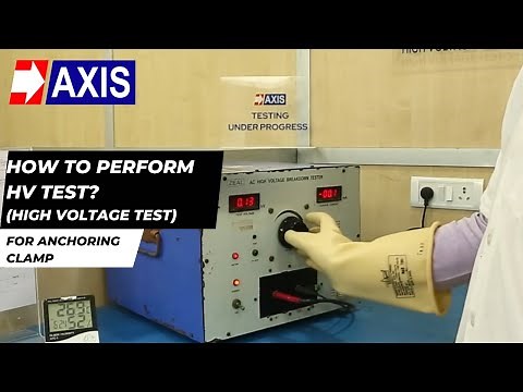 How to Perform HV Test (High Voltage Test) for Anchoring Clamp?