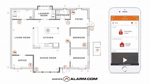 2.9K views · 42 reactions | When your house has a smart security system, smart thermostat, locks, lights, video cameras and more, how many different apps do you need? In an Alarm.com-powered smart home, you only need one. | Alarm.com | Facebook