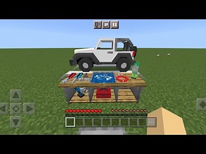 Making a Realistic Car in Minecraft PE (Dynamic Car Creator MOD)