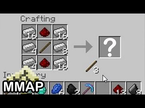 Minecraft: HOW do you Craft Rails?! (335)