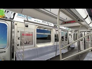 OpenBVE New: R188 (7) 74 St Bound 7 Train Working Signage & Updated Announcements