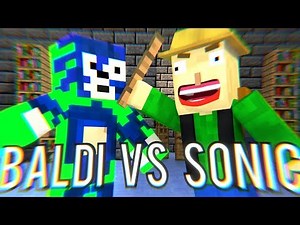 BALDI'S BASICS VS SONIC - Minecraft Animation