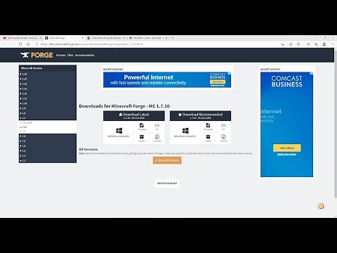 How to install Forge 1.7.10 Minecraft